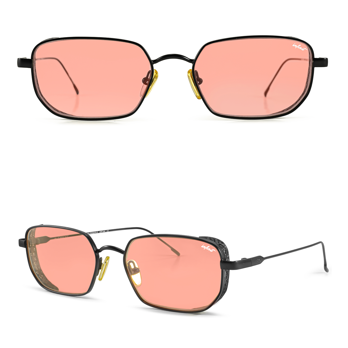 Óculos de sol Palmyra - Preto - Lente Coral