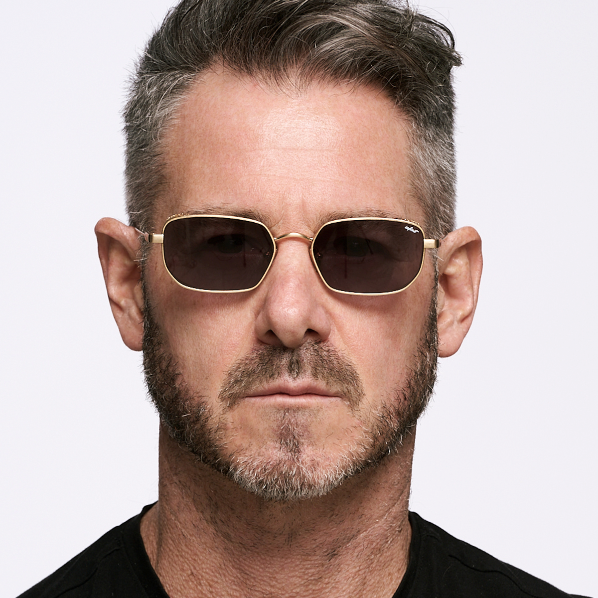 Óculos de sol Palmyra - Ouro - Lente Cinza