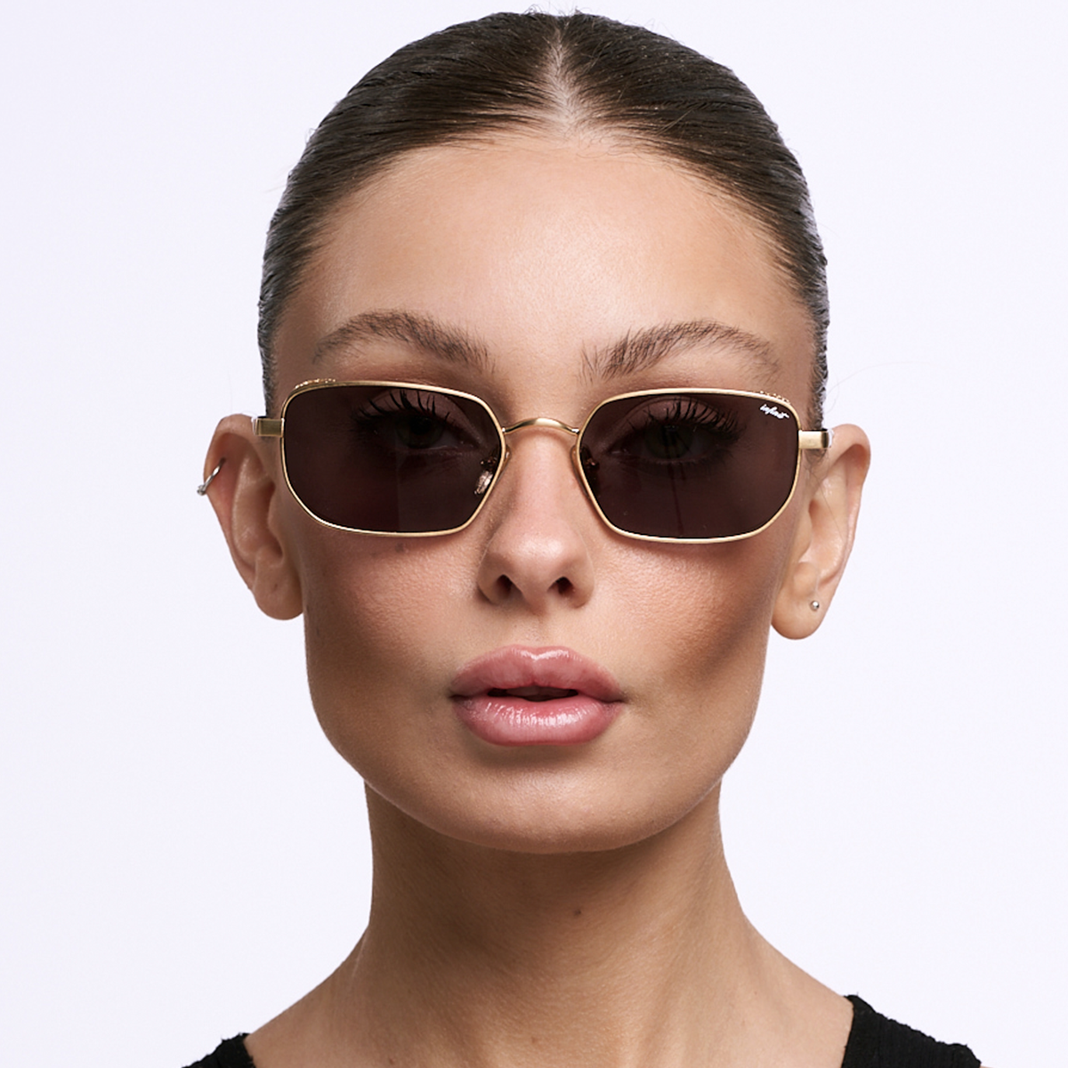 Óculos de sol Palmyra - Ouro - Lente Cinza