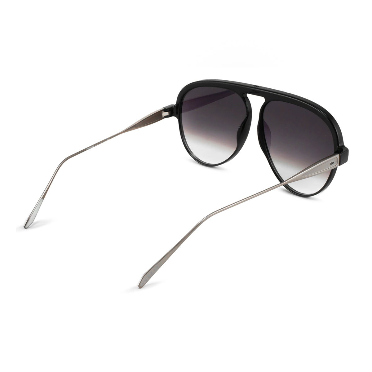 ÓCULOS DE SOL Paris - Metal Preto Brilhante - Lente Horizonte