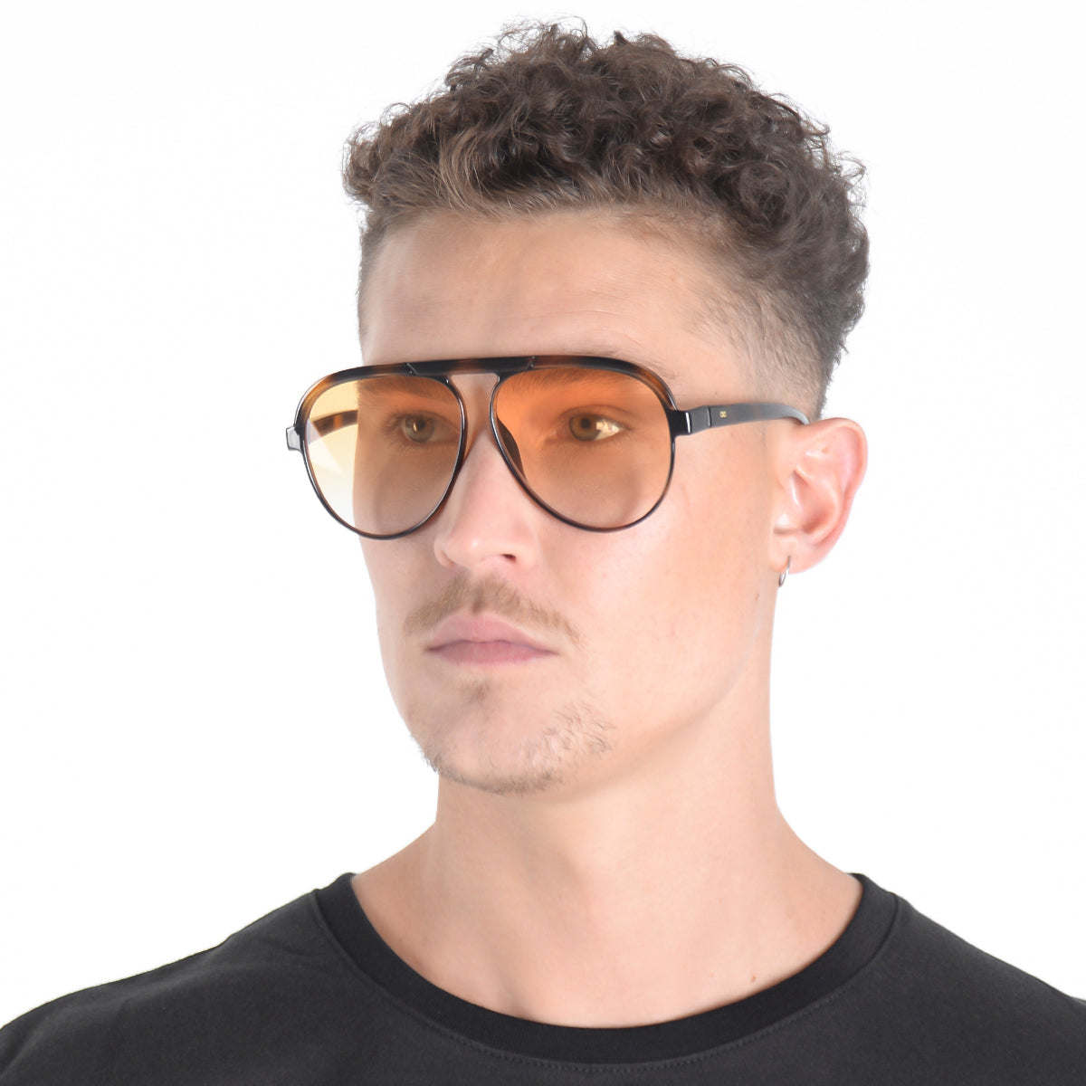 Óculos de sol Paris - Havana - Lente degradada laranja