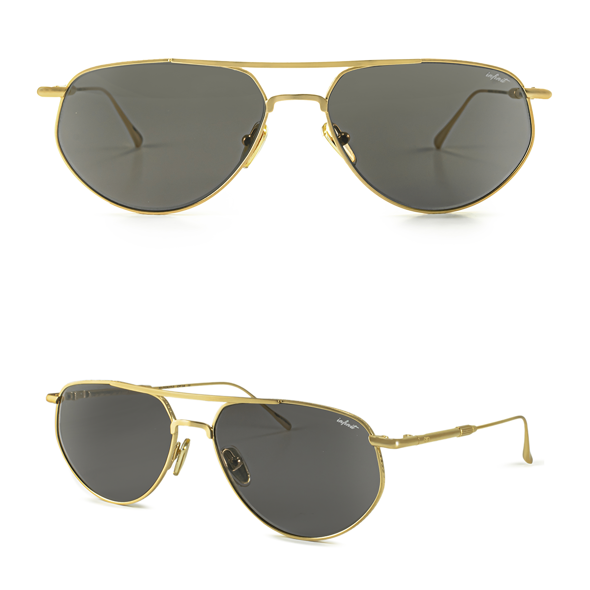 Óculos de sol Petra - Ouro - Lente Cinza