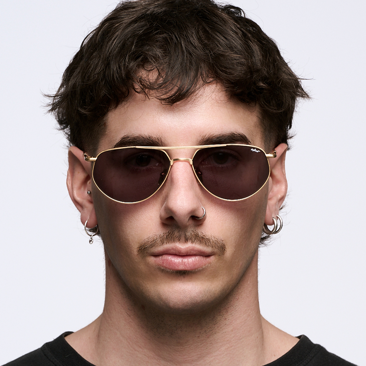 Óculos de sol Petra - Ouro - Lente Cinza