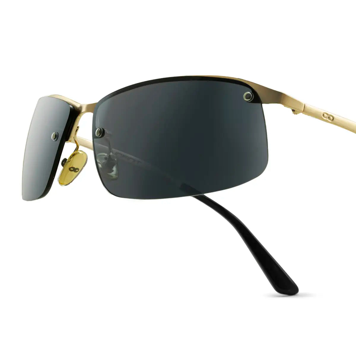 Óculos de sol Santorini - Ouro - Lente cinza