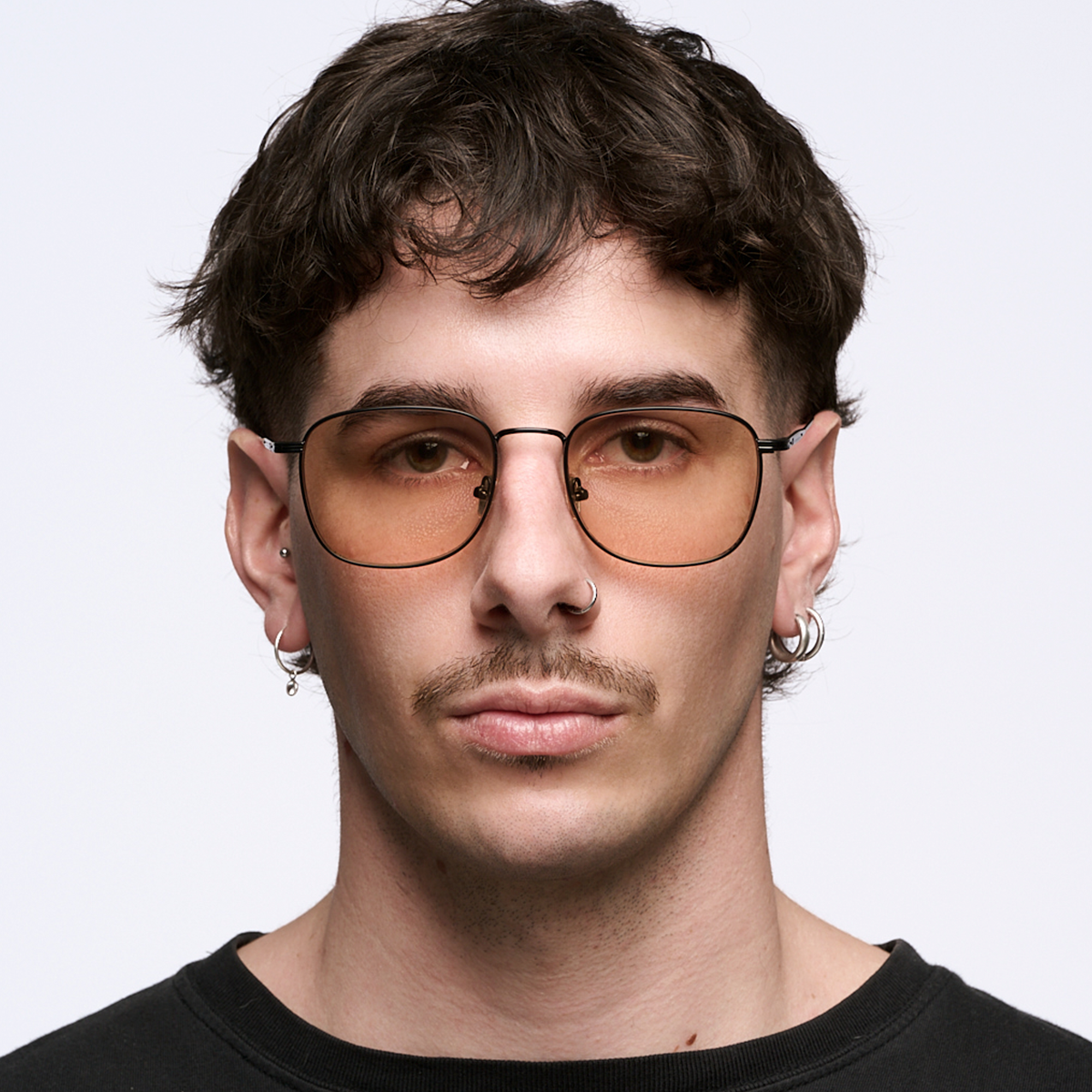 ÓCULOS DE SOL Secchia - Preto - Lente Torrado