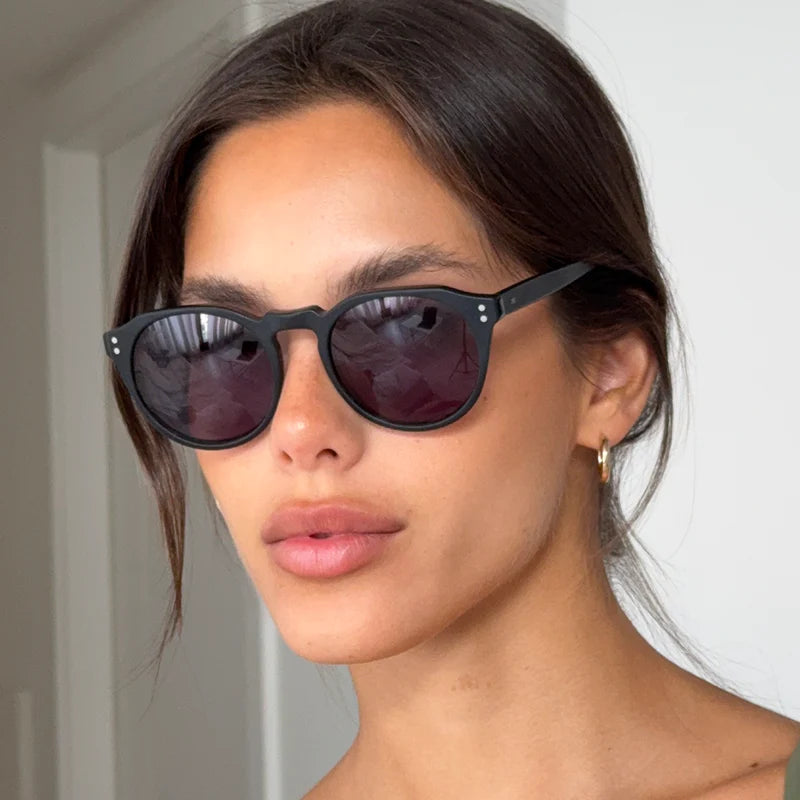 ÓCULOS DE SOL SOCRATES - Preto Fosco - Lente Azul