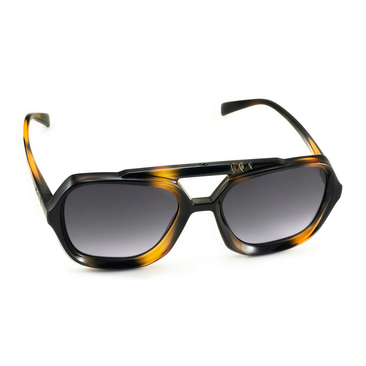 ÓCULOS DE SOL TIGER - Tartaruga - Lente Gradiente Cinza