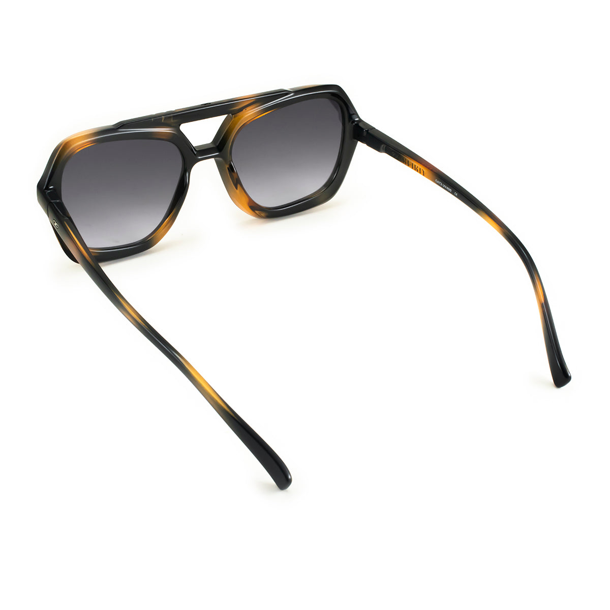 ÓCULOS DE SOL TIGER - Tartaruga - Lente Gradiente Cinza