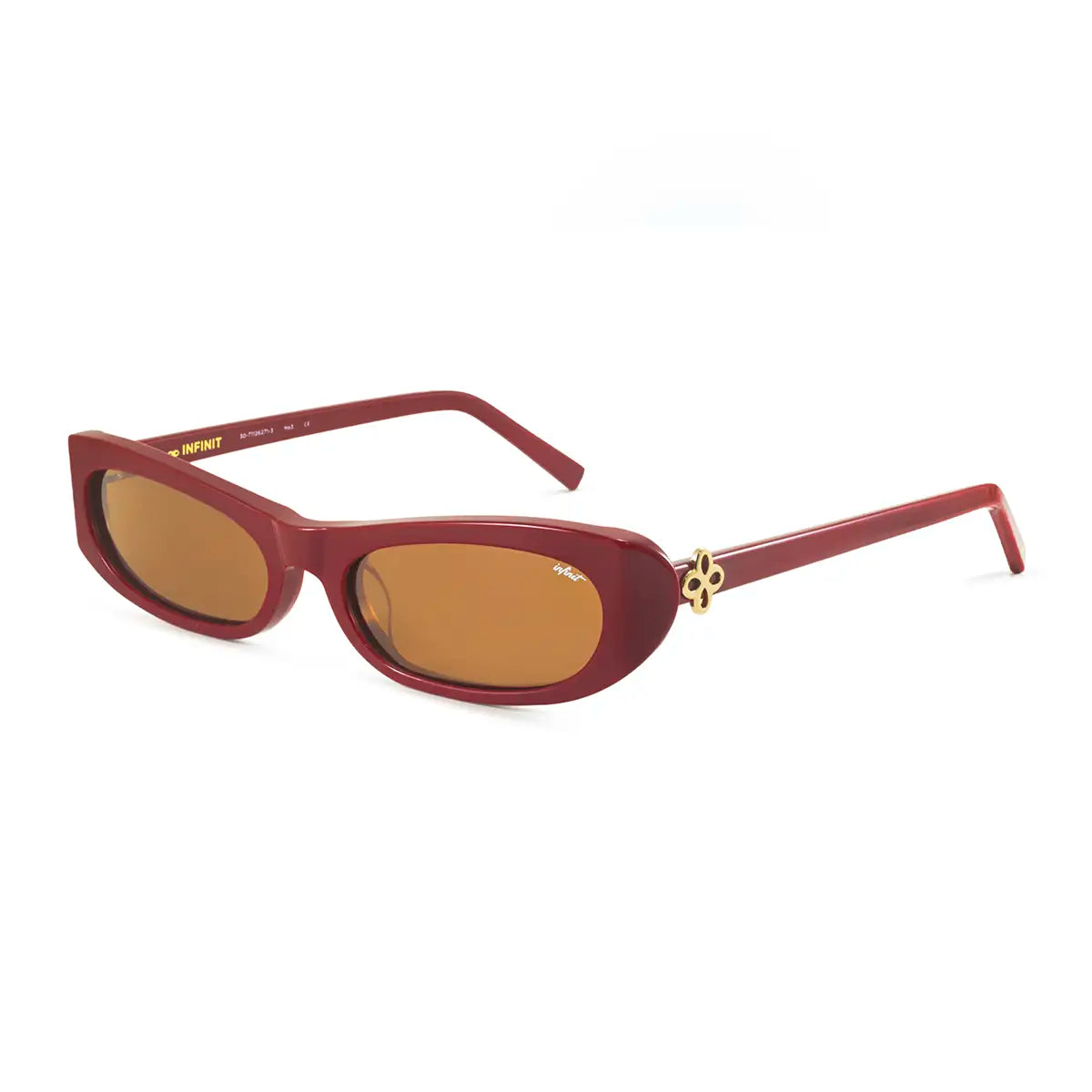 ÓCULOS DE SOL Trinity - Borgonha - Lente Marrom