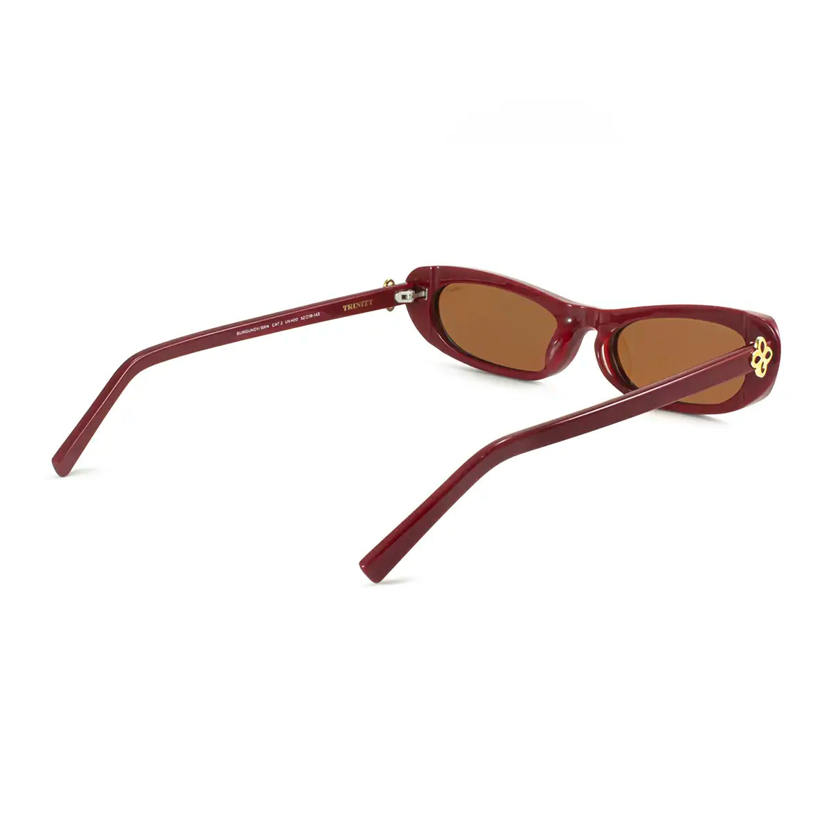 ÓCULOS DE SOL Trinity - Borgonha - Lente Marrom