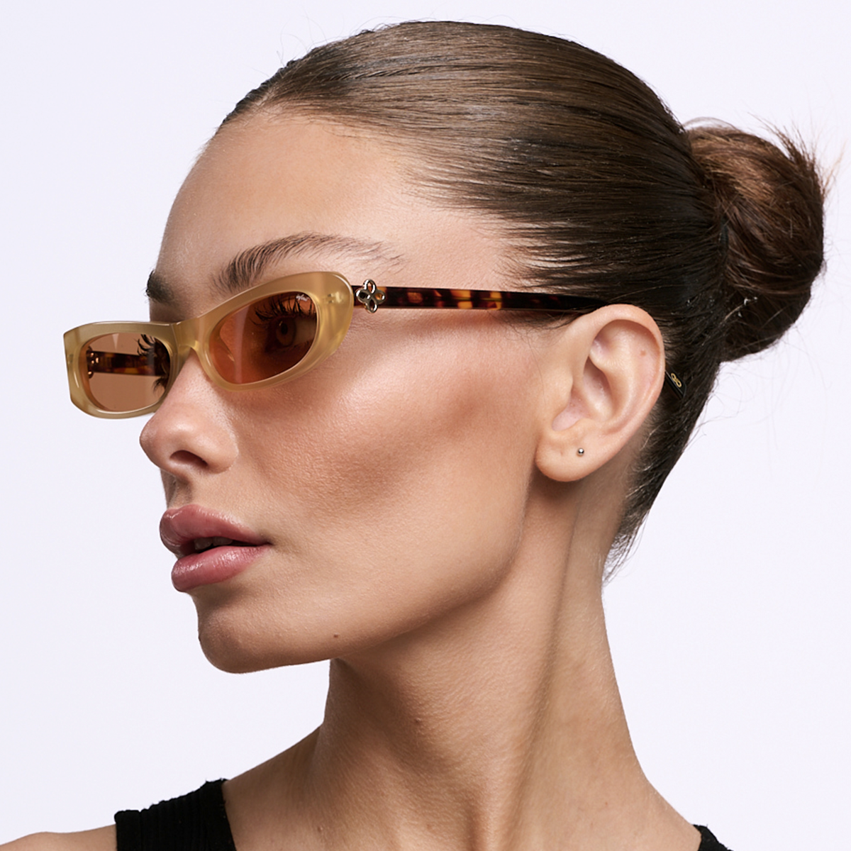 ÓCULOS DE SOL Trinity - Champanhe Havana - Lente Torrado