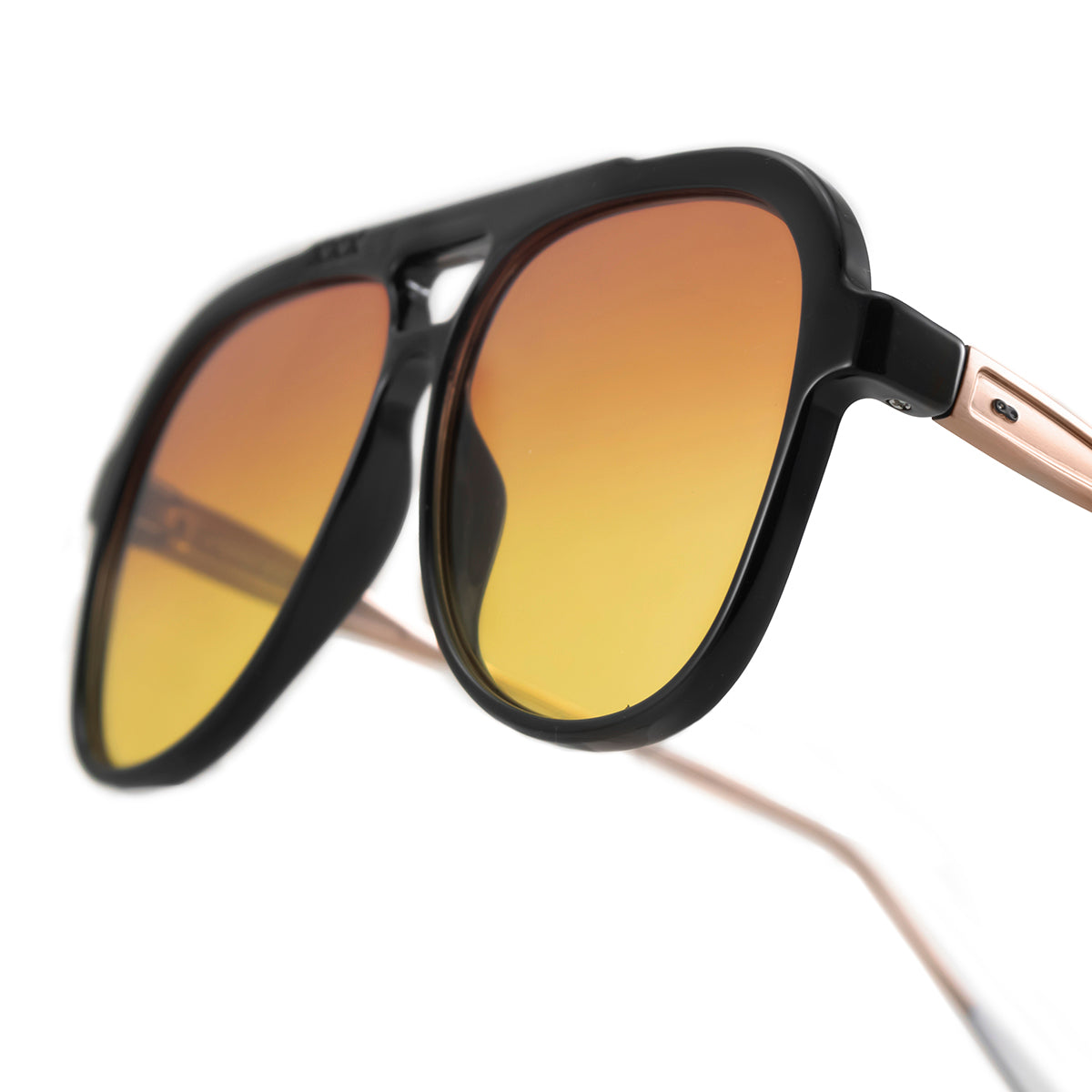 Óculos de sol Triple Xxx - Special Metal Edition - preto brilhante - Lente Sunset