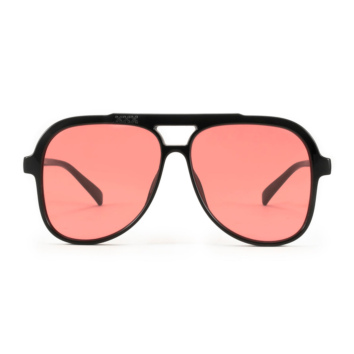 ÓCULOS DE SOL Triple XXX - Preto Brilhante - Lente Rosa