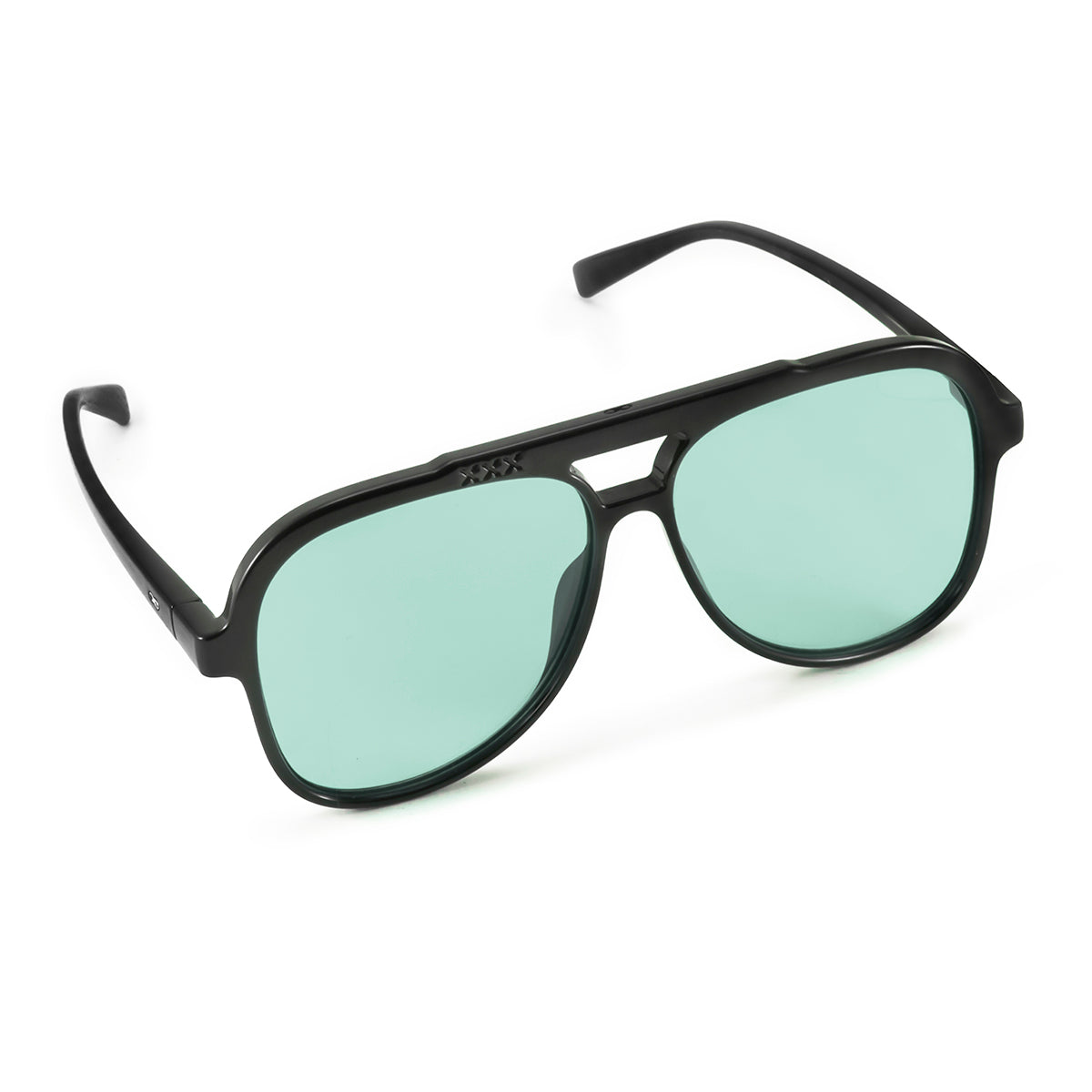 ÓCULOS DE SOL Triple XXX - Preto Brilhante - Lente Turquesa