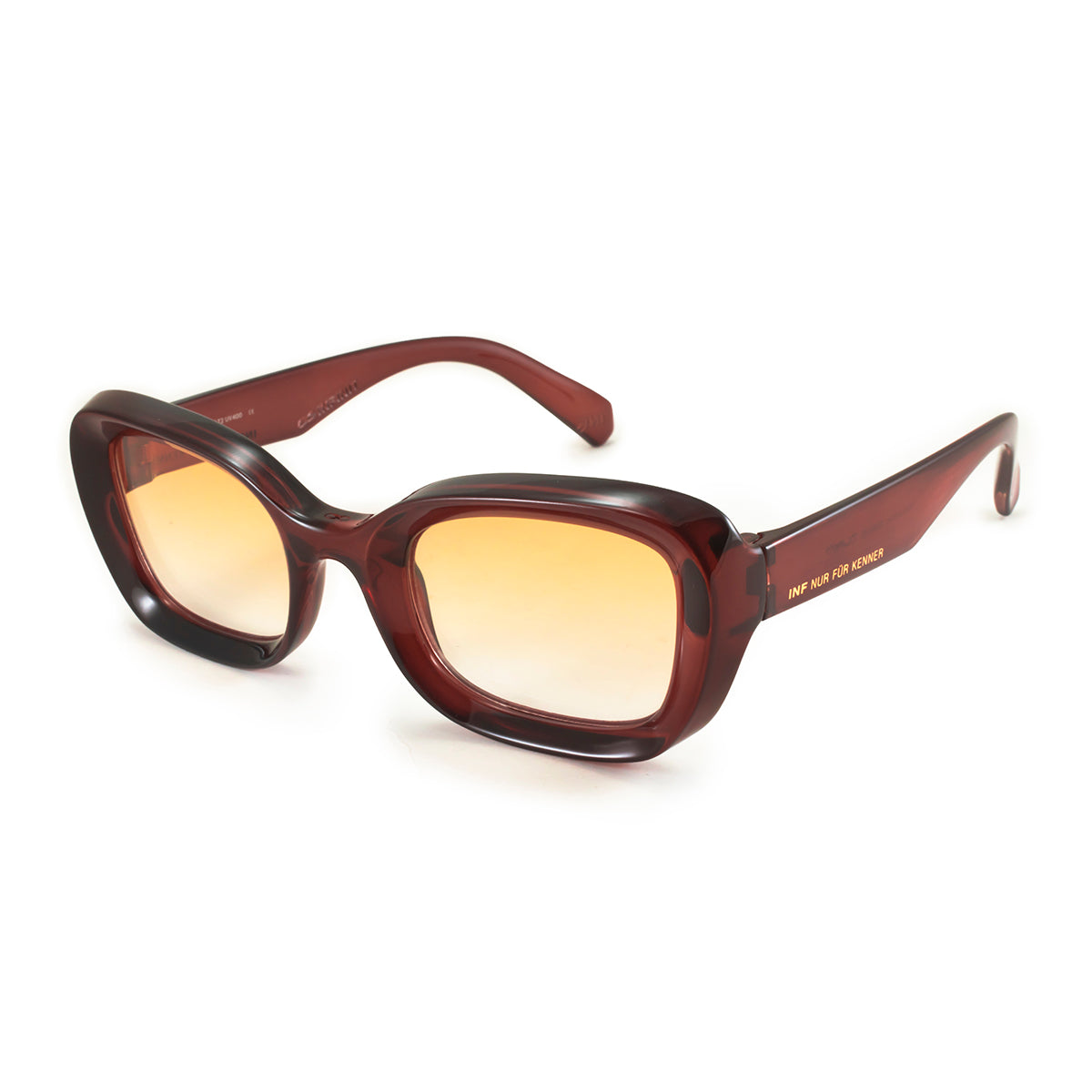 ÓCULOS DE SOL Turin - Chocolate - Lente degradada Laranja