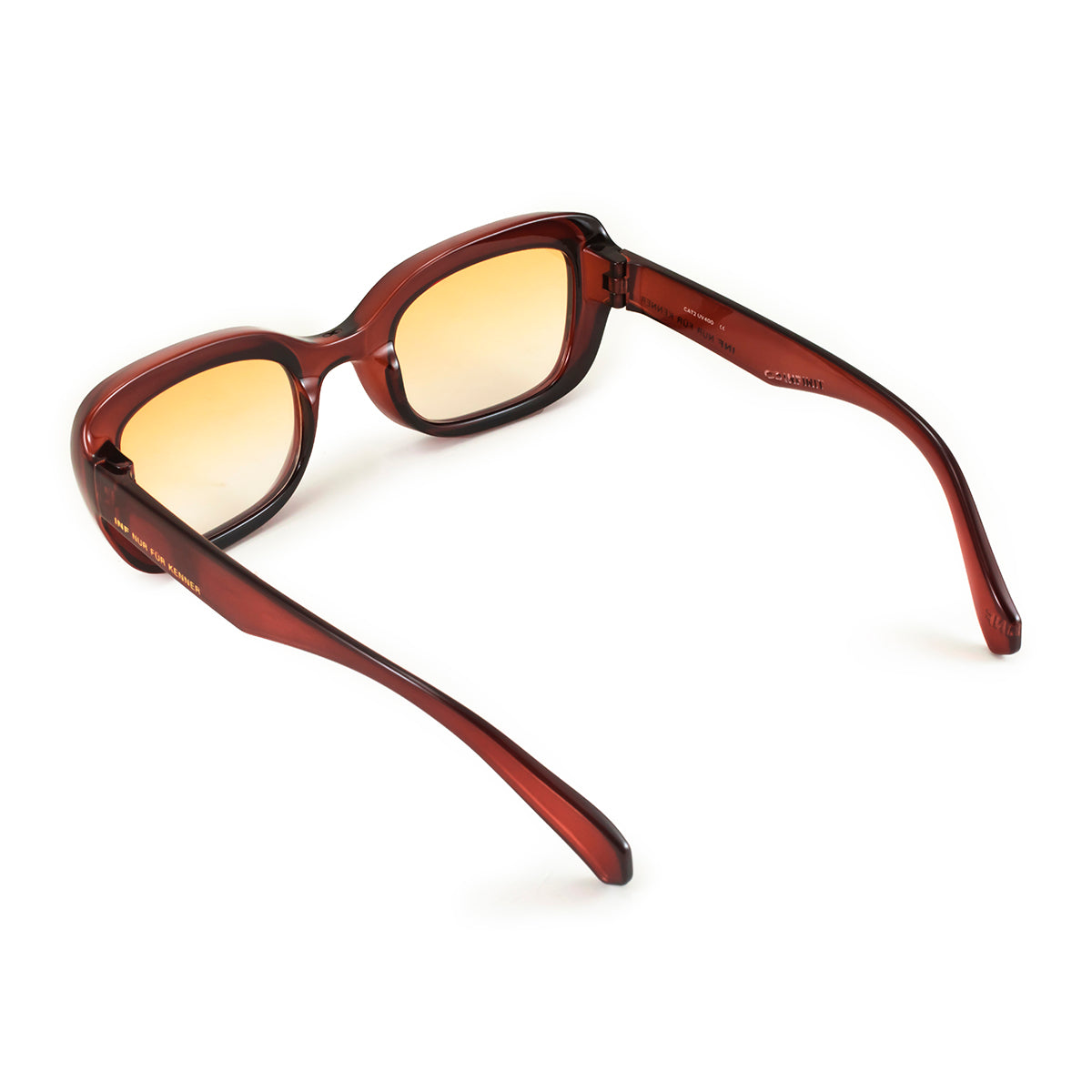 ÓCULOS DE SOL Turin - Chocolate - Lente degradada Laranja