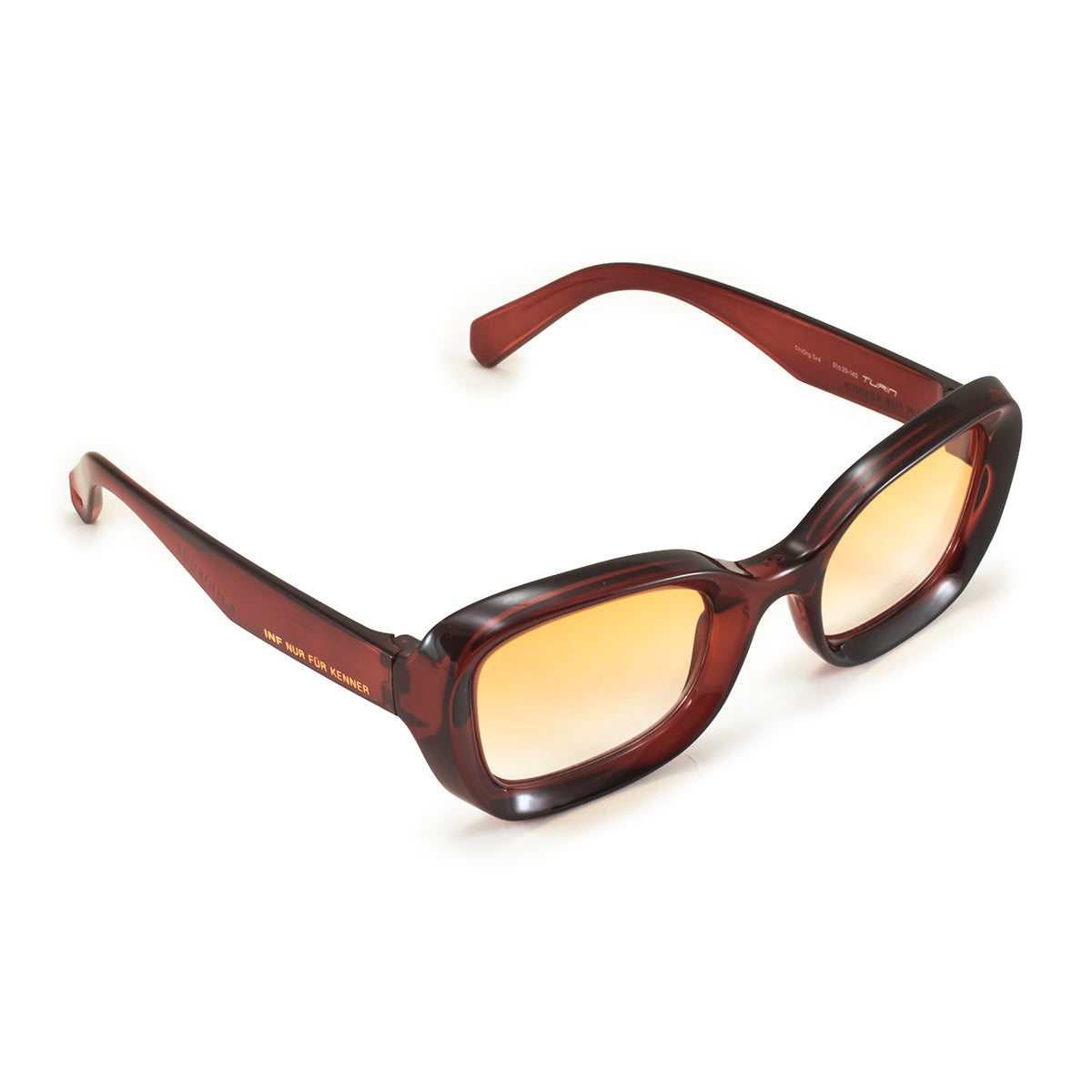 ÓCULOS DE SOL Turin - Chocolate - Lente degradada Laranja