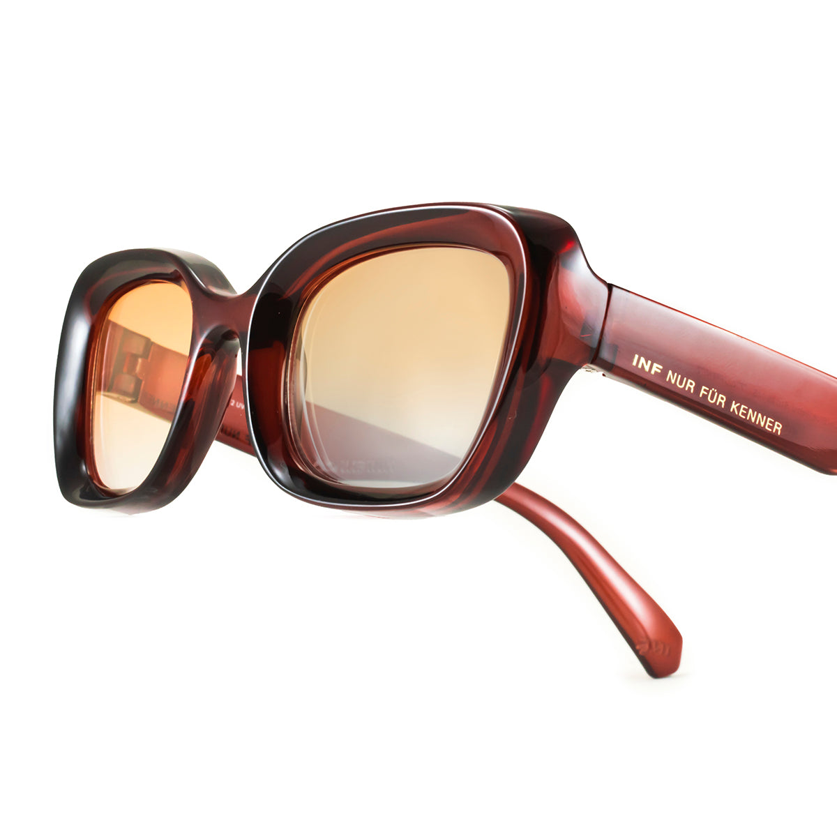 ÓCULOS DE SOL Turin - Chocolate - Lente degradada Laranja