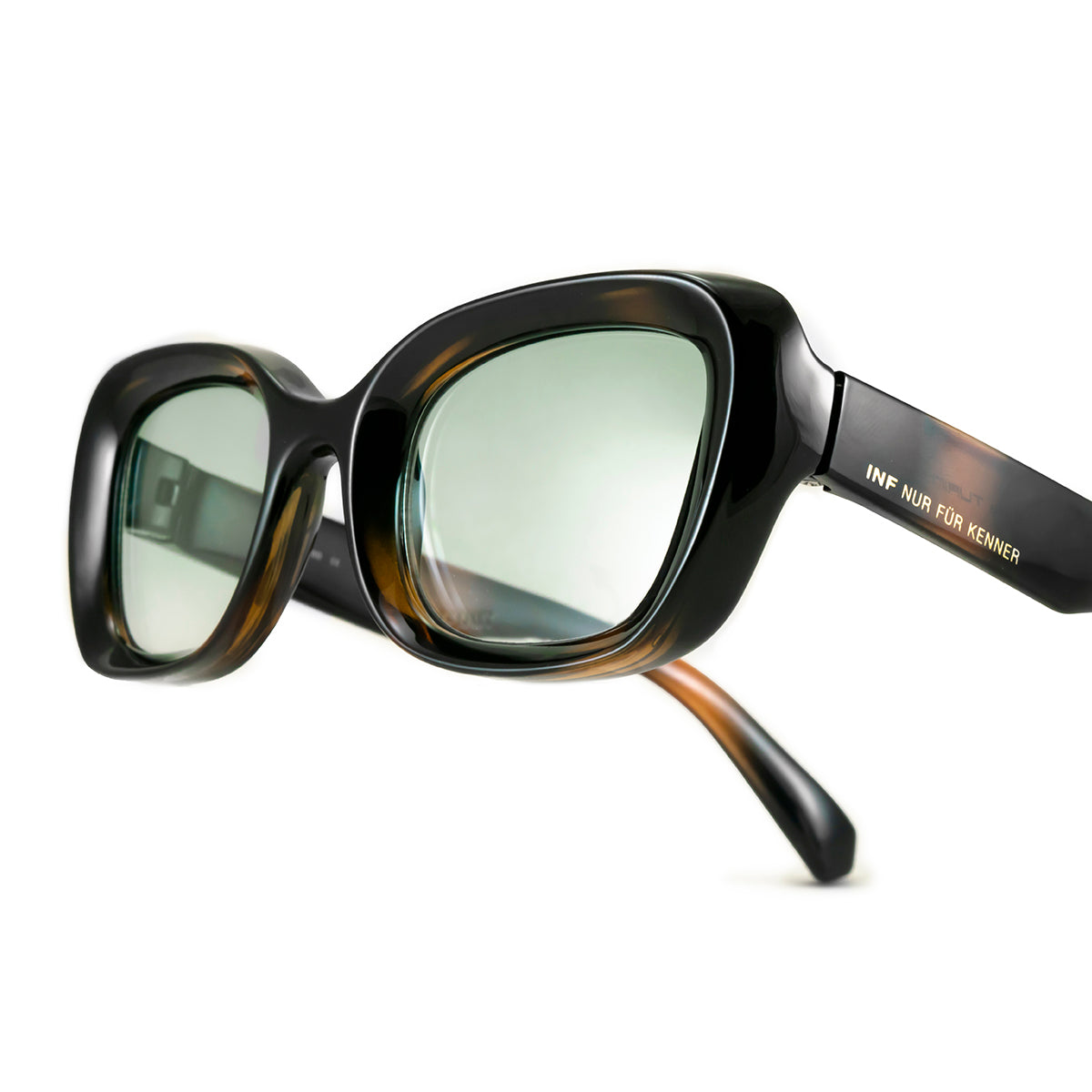 ÓCULOS DE SOL Turin - Tartaruga - Lente degradada Verde