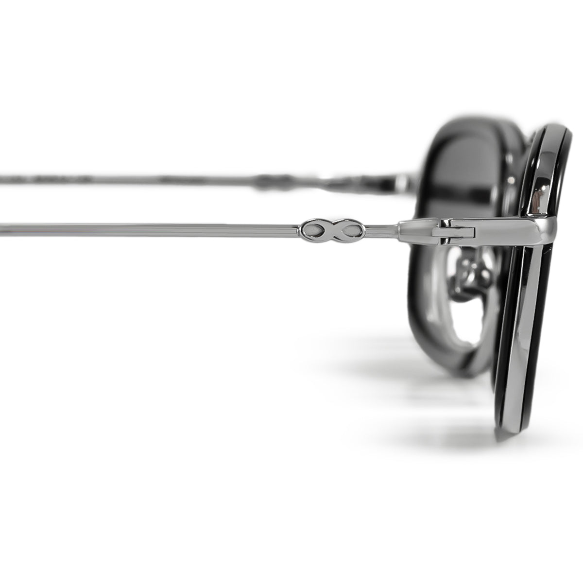 Óculos de sol Tyler - Preto Brilhante- Lente Cinza