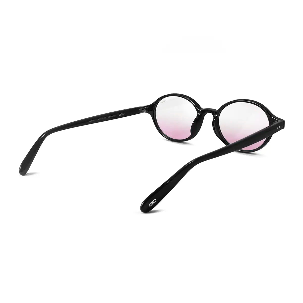 ÓCULOS DE SOL Vizu - Preto Brilhante - Lente Rosa