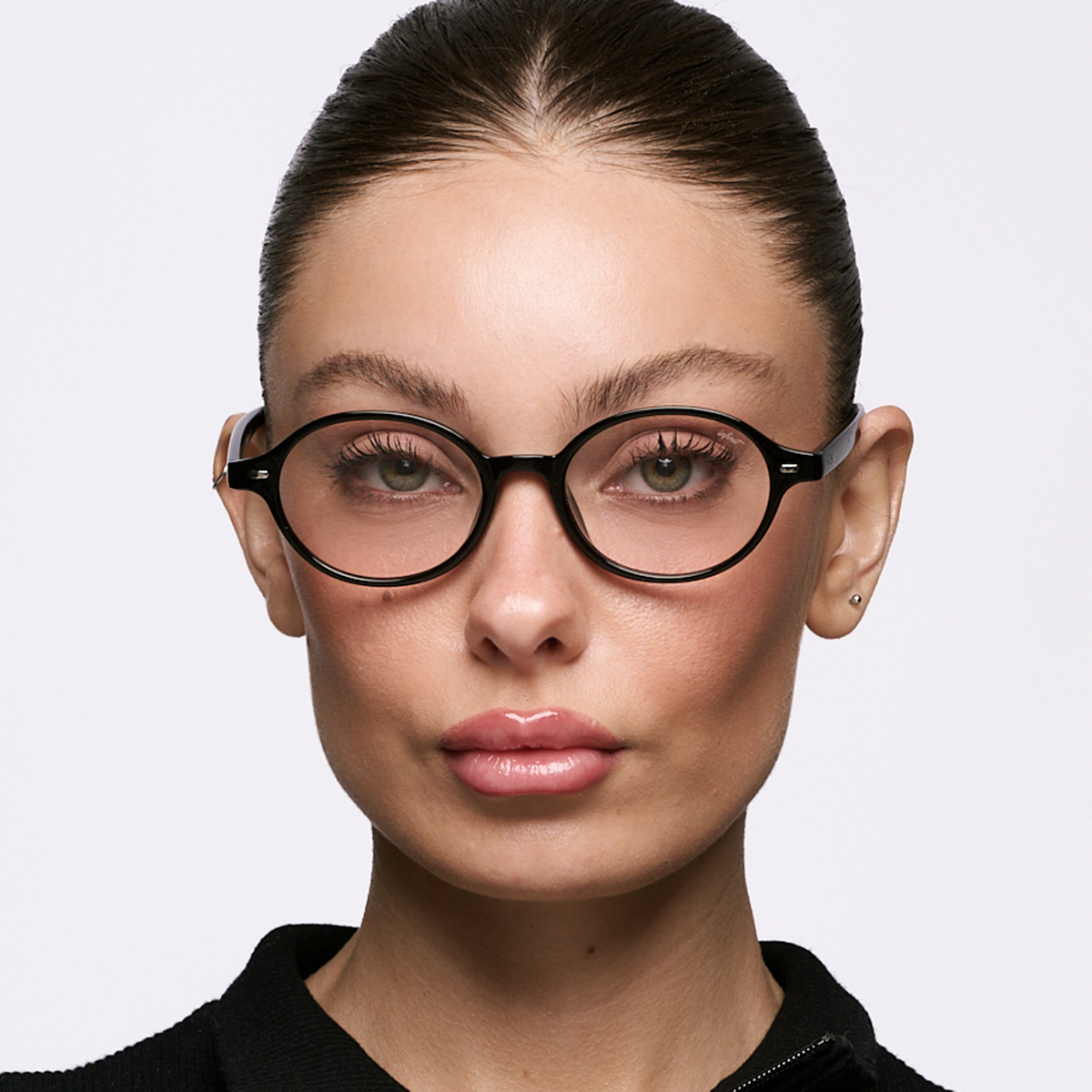 ÓCULOS DE SOL Vizu - Preto Brilhante - Lente Rosa