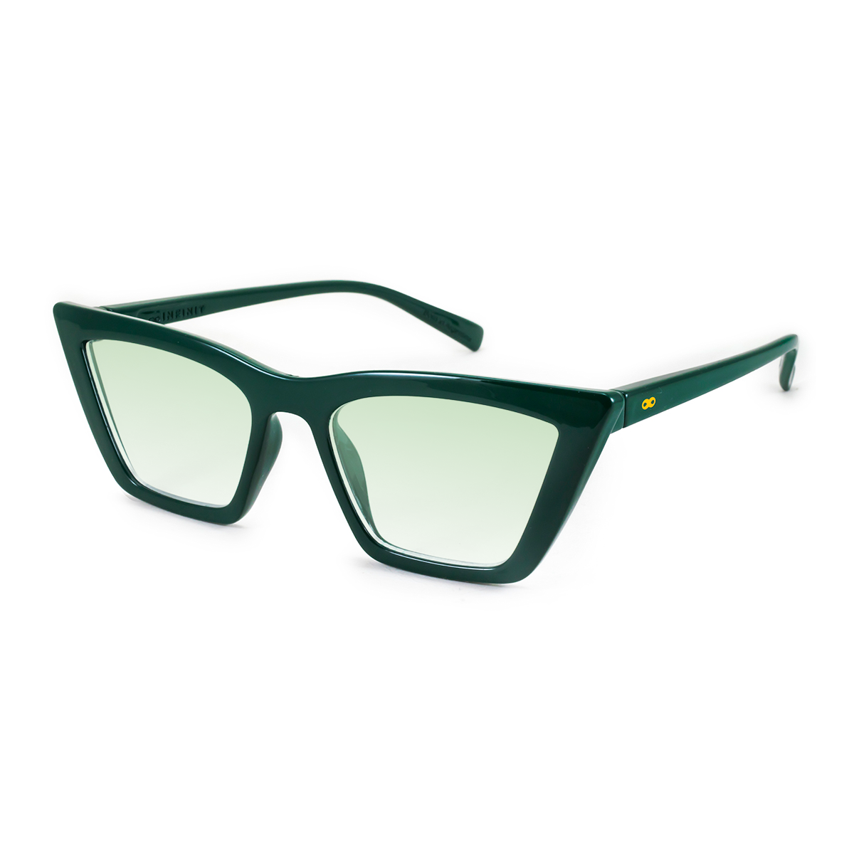 Óculos DE SOL Frida - Verde Bottega - Lente Degrade Verde