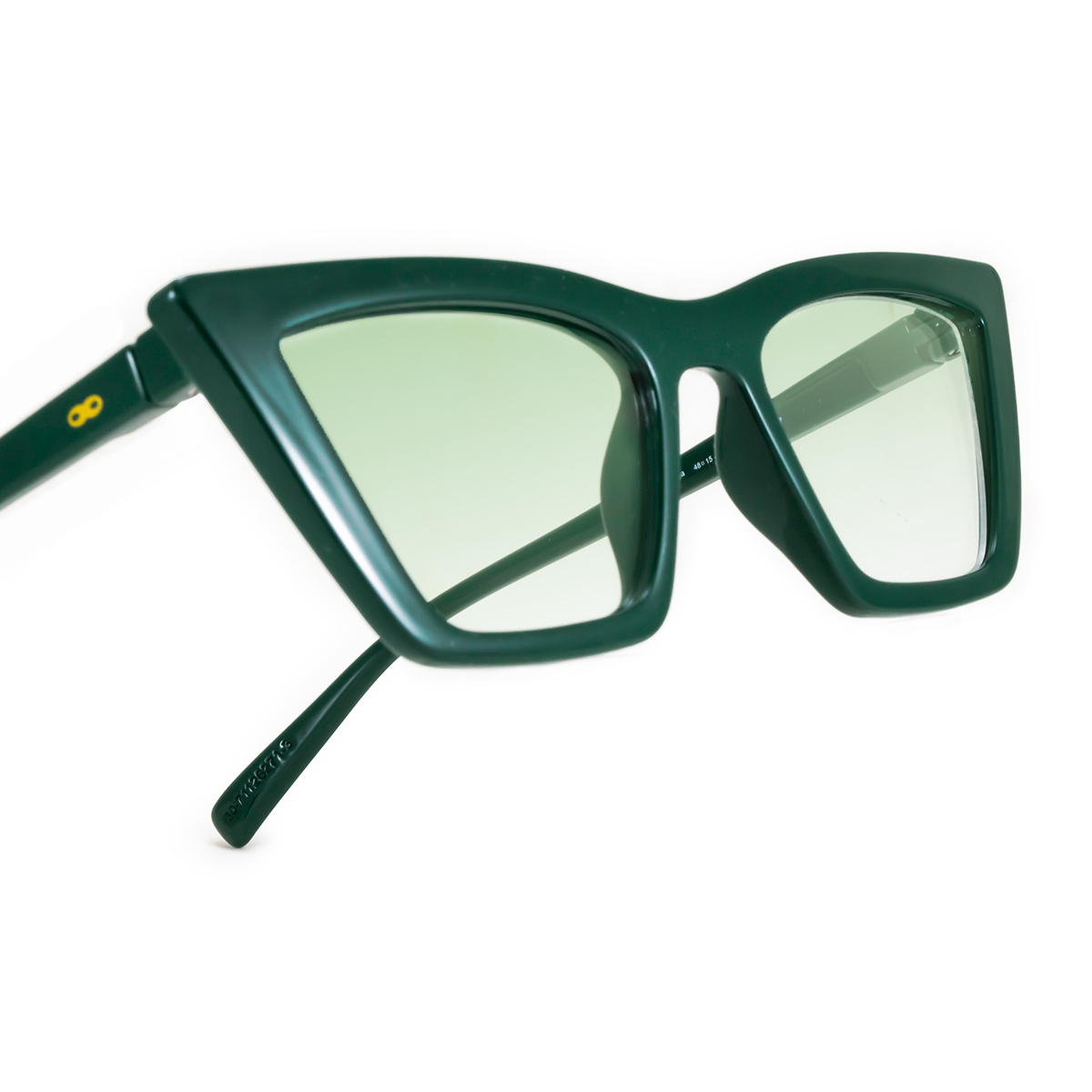 Óculos DE SOL Frida - Verde Bottega - Lente Degrade Verde