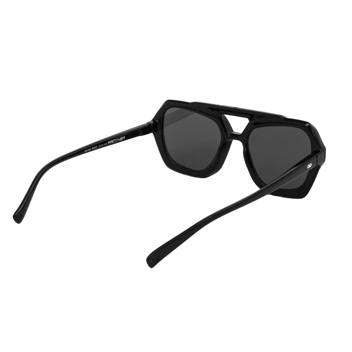 ÓCULOS DE SOL Tiger - Preto Brilhante - Lente Polarizada Cinza