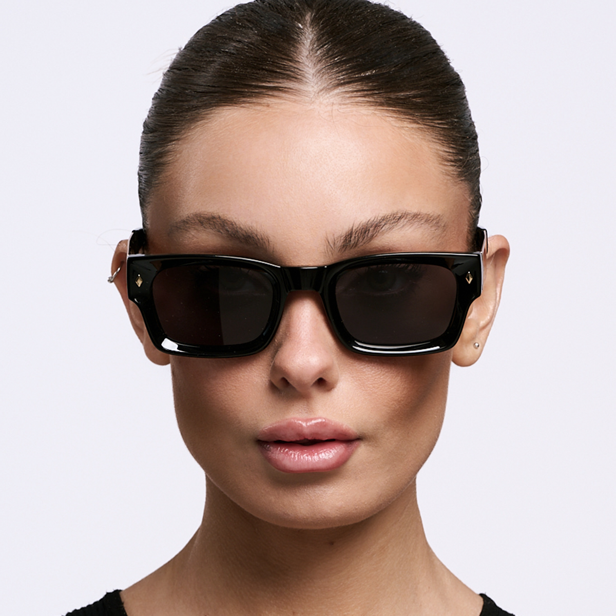 ÓCULOS DE SOL Admiration - Preto Brilhante Havana - Lente Verde