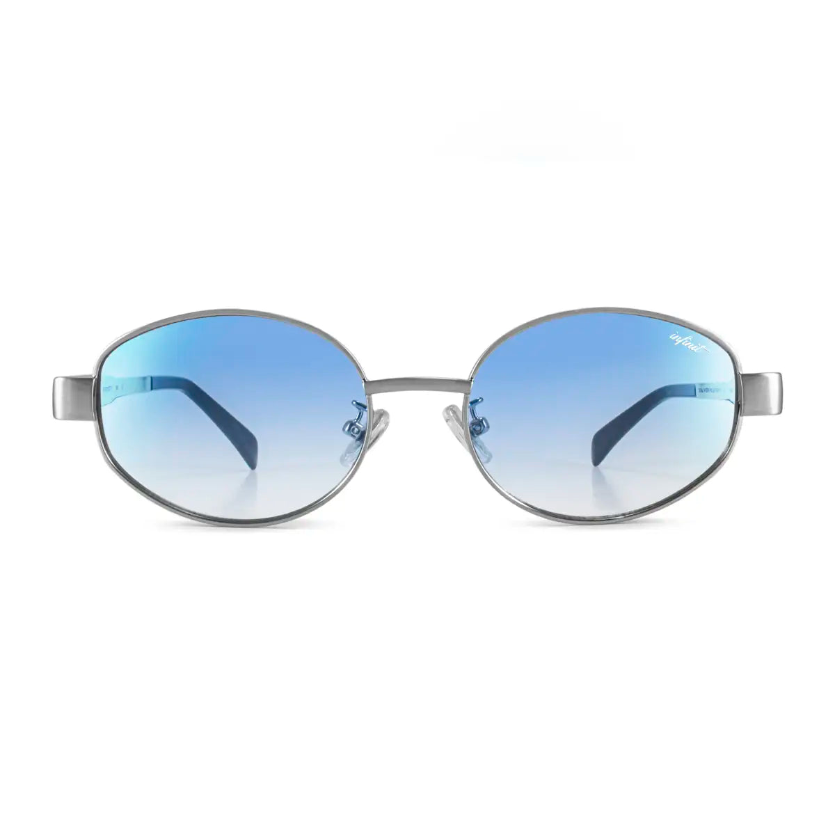 ÓCULOS DE SOL Alaska - Prata - Lente Azul Degradada