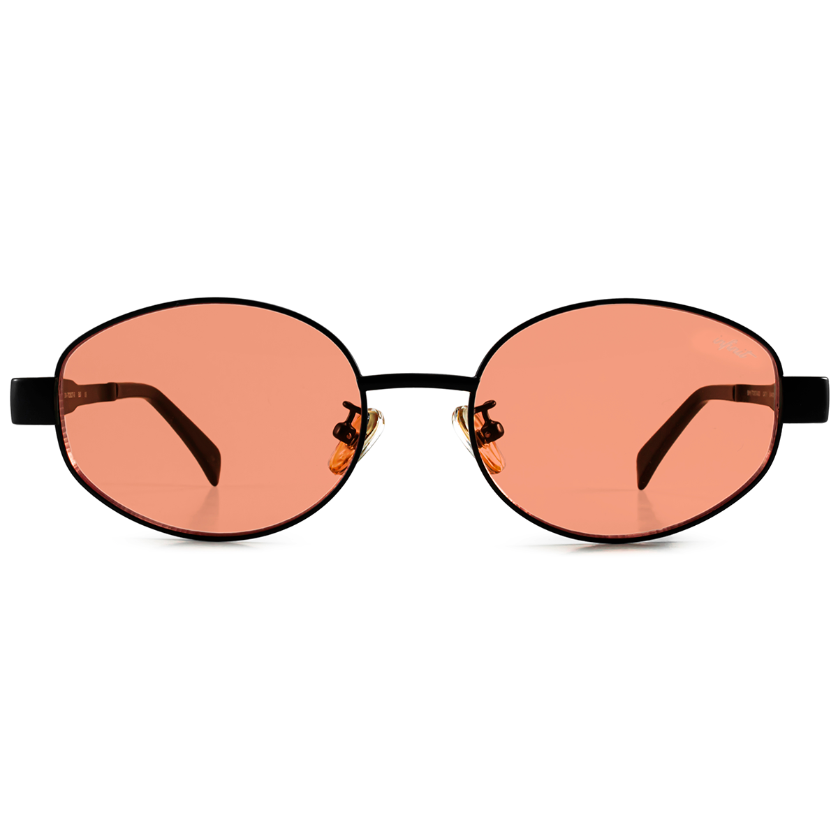 ÓCULOS DE SOL Alaska - Preto Fosco - Lente Coral