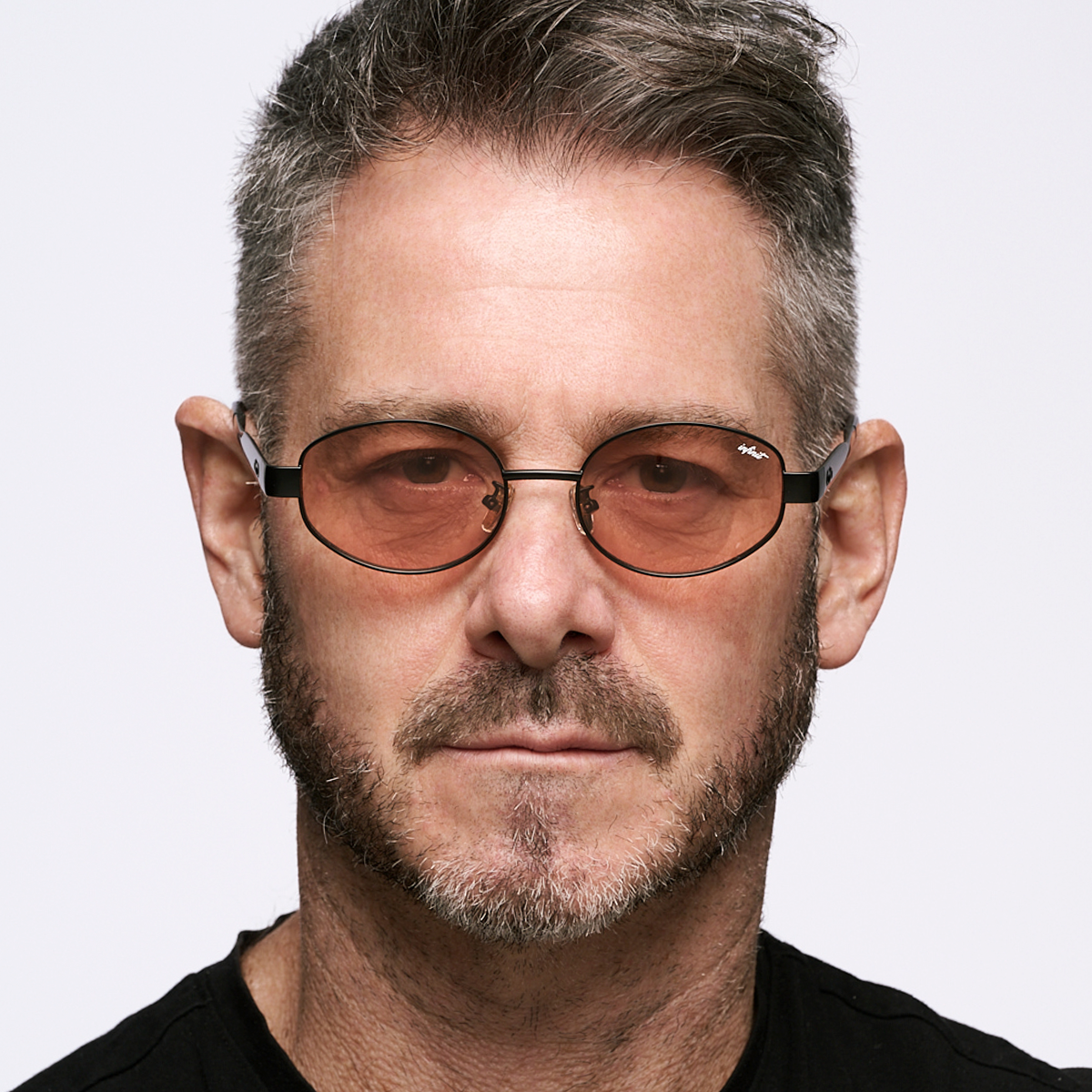 ÓCULOS DE SOL Alaska - Preto Fosco - Lente Coral