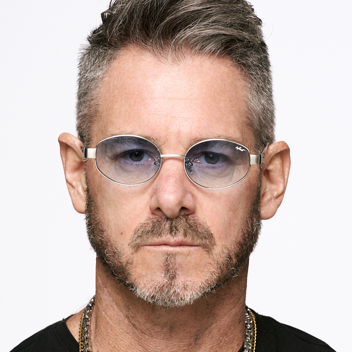 ÓCULOS DE SOL Alaska - Prata - Lente Azul Degradada