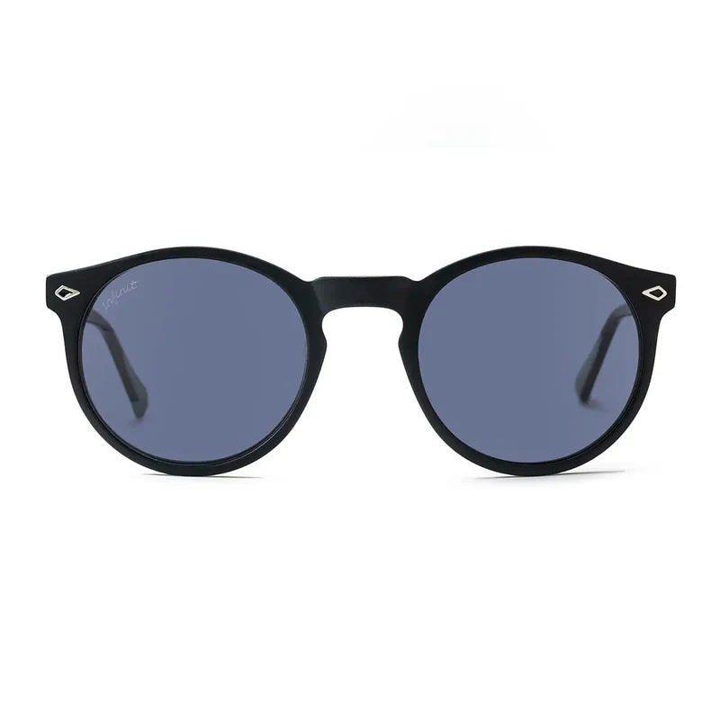 ÓCULOS DE SOL ARISTÓTELES - Preto Fosco - Lente Azul