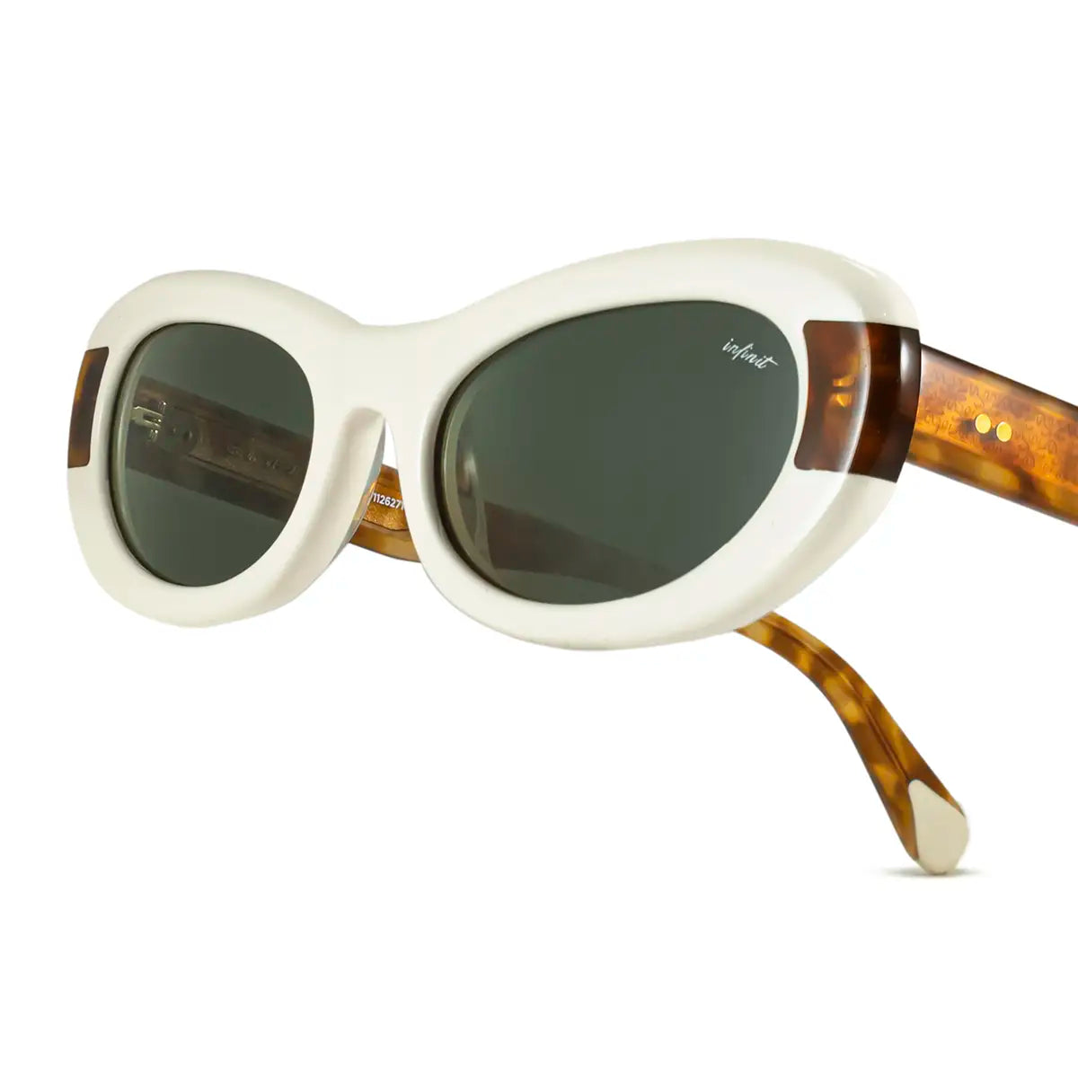 Óculos de sol Asahi - Bone - Lente Verde