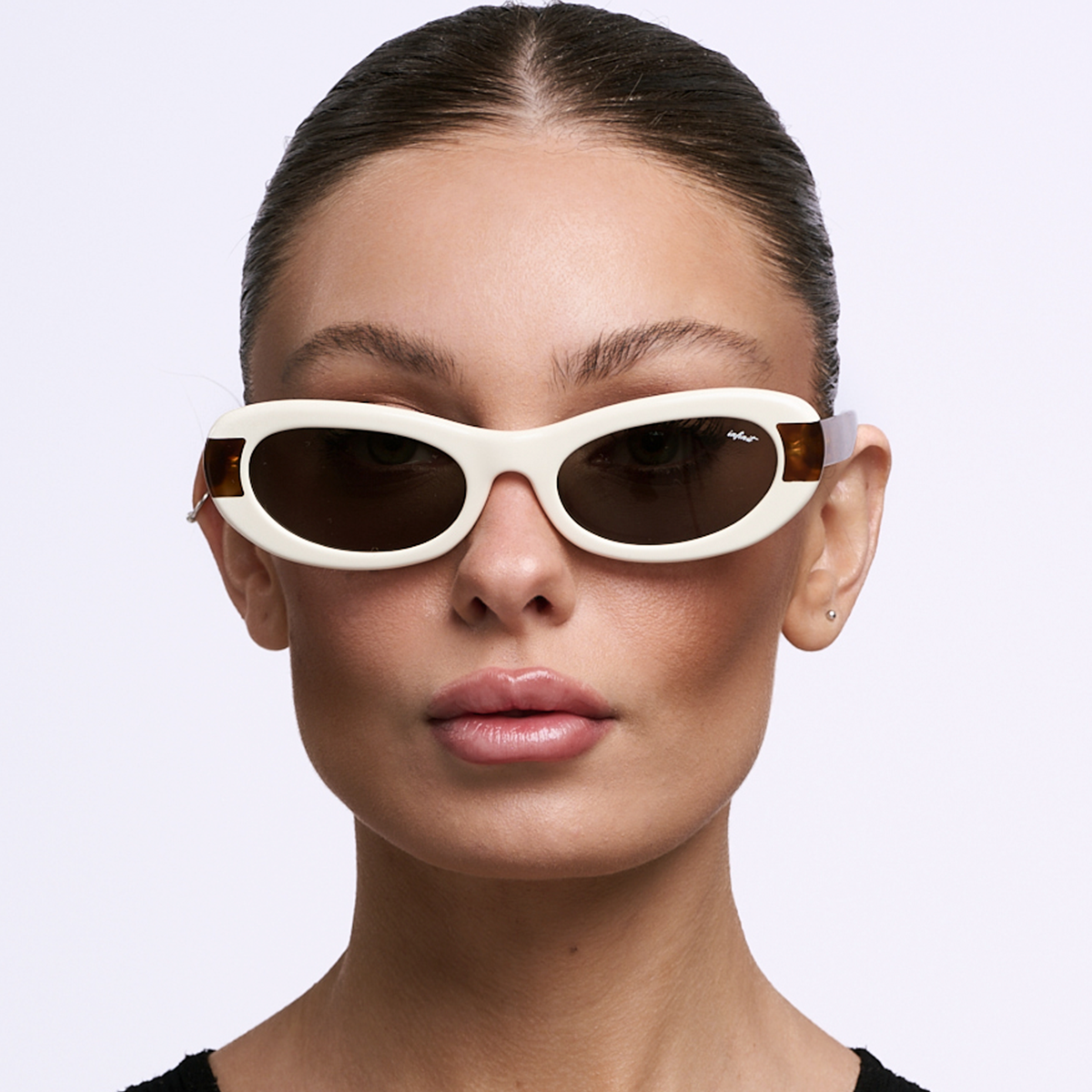 Óculos de sol Asahi - Bone - Lente Verde