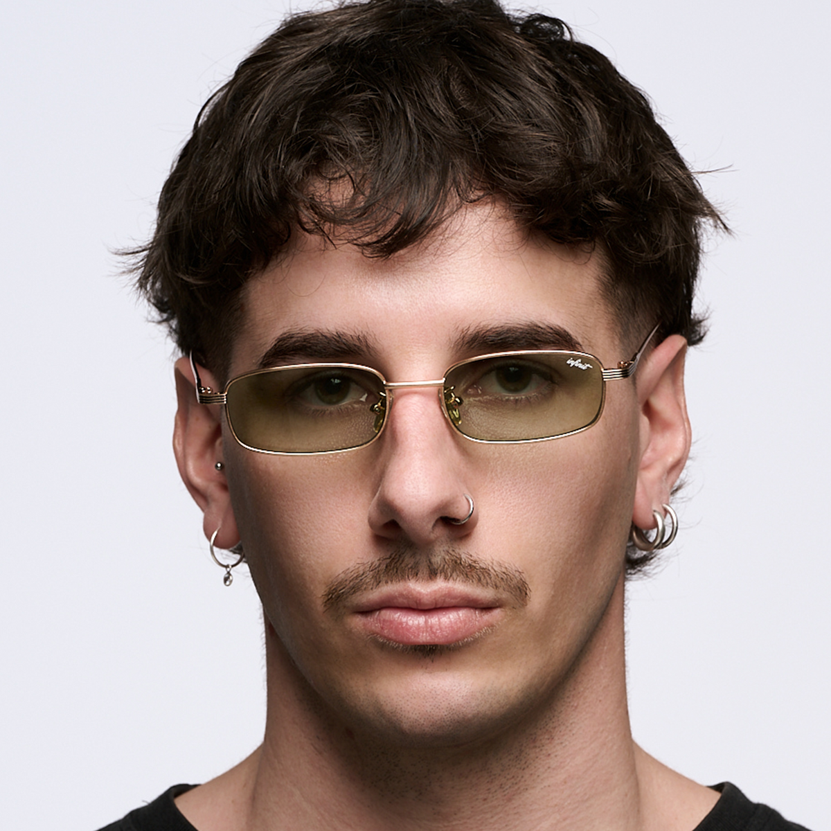 ÓCULOS DE SOL Bari - Ouro - Lente Verde