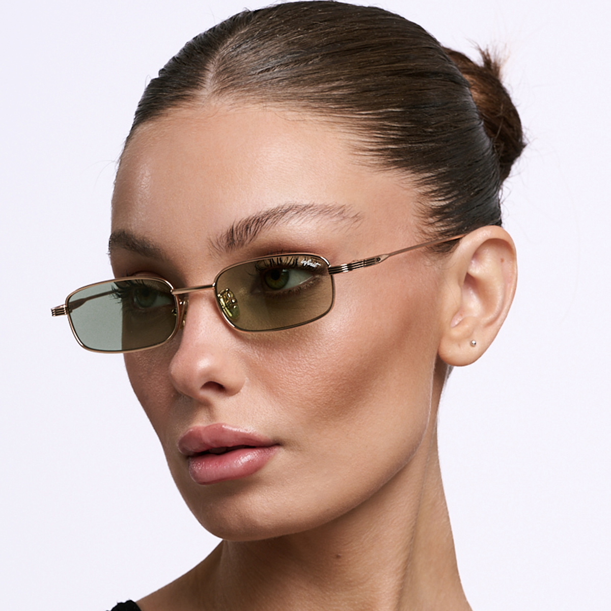 ÓCULOS DE SOL Bari - Ouro - Lente Verde