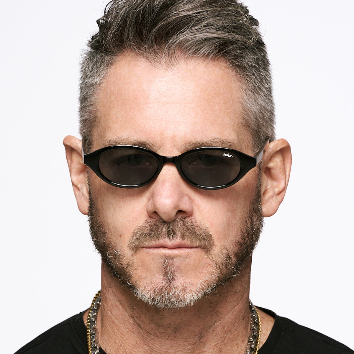 ÓCULOS DE SOL Brigitte - Preto Brilhante - Lente Cinza