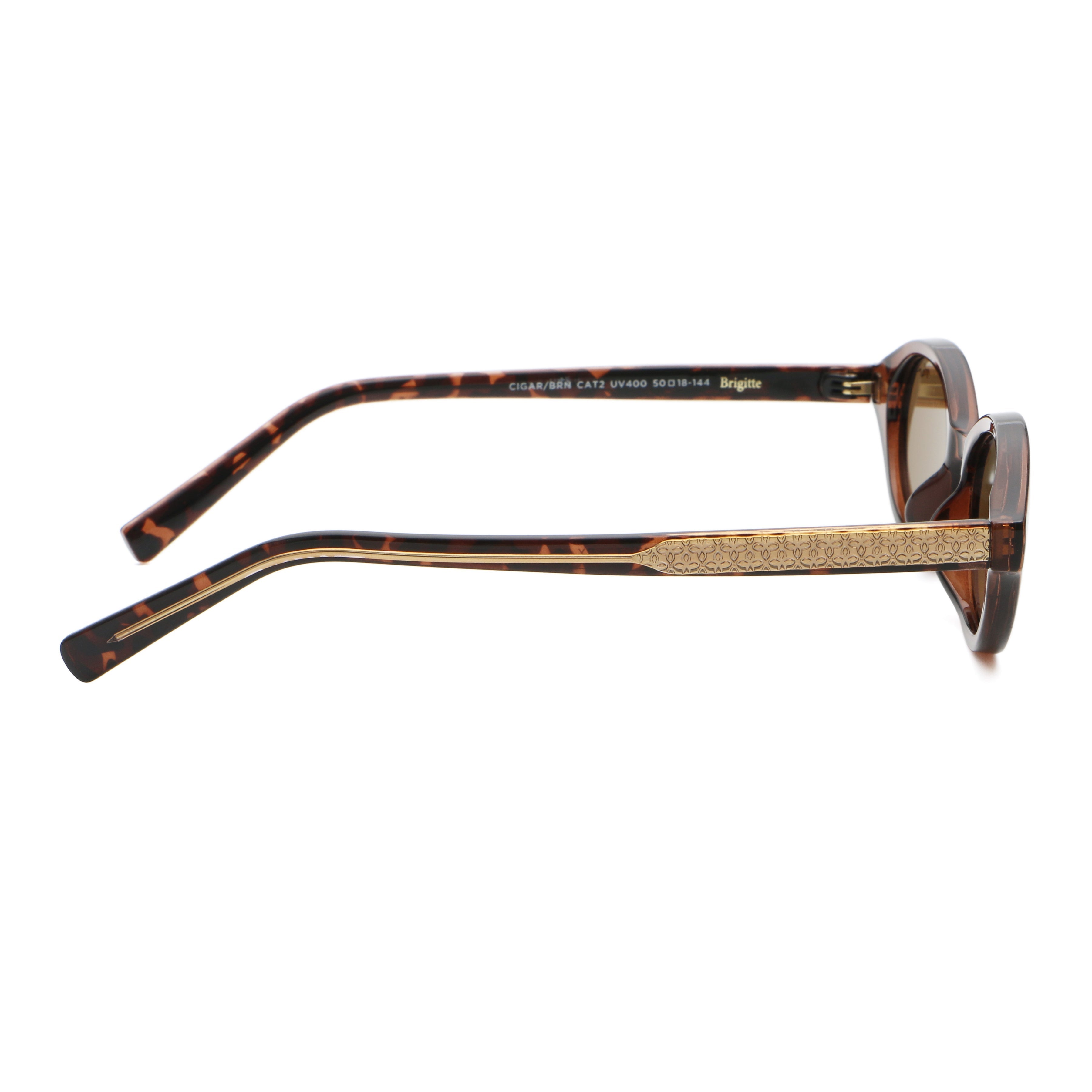 ÓCULOS DE SOL Brigitte - Borgonha - Lente Marrom