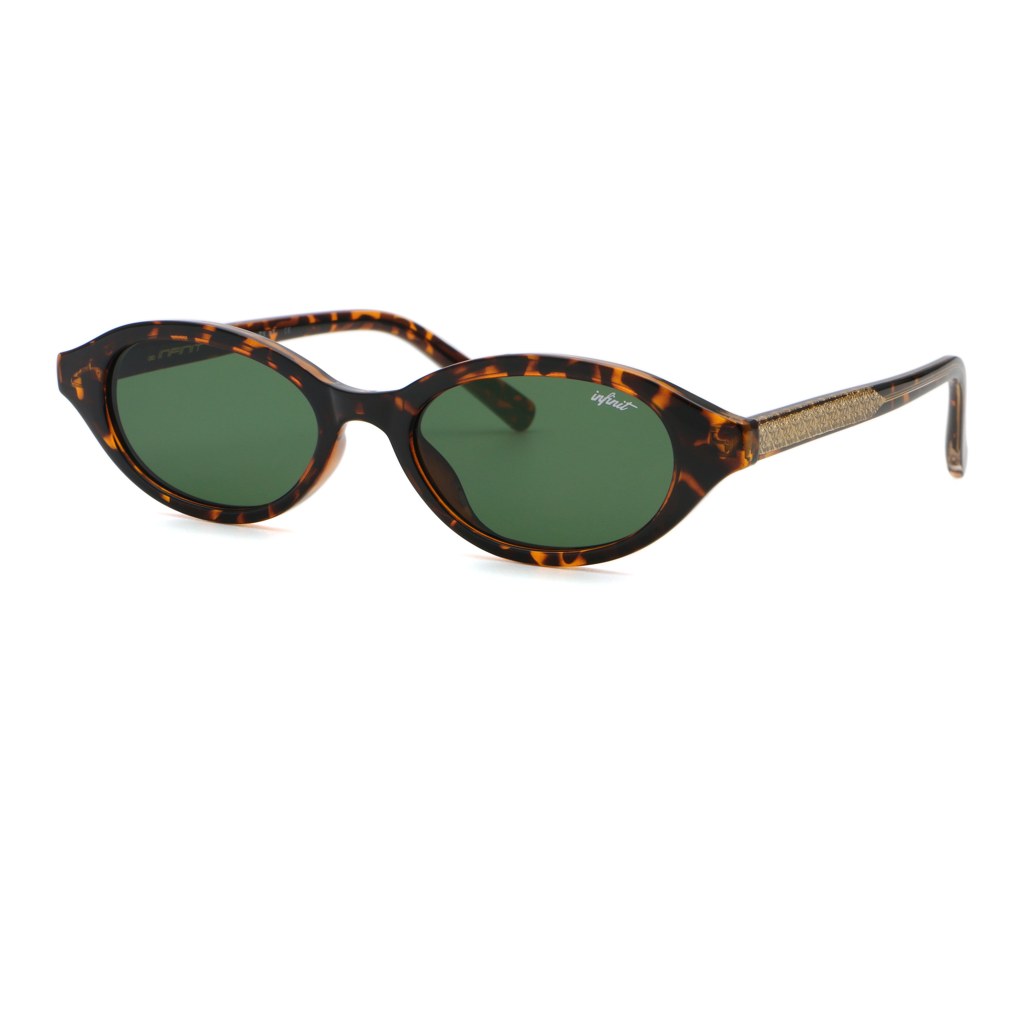 ÓCULOS DE SOL Brigitte - Dk Havana - Lente Verde