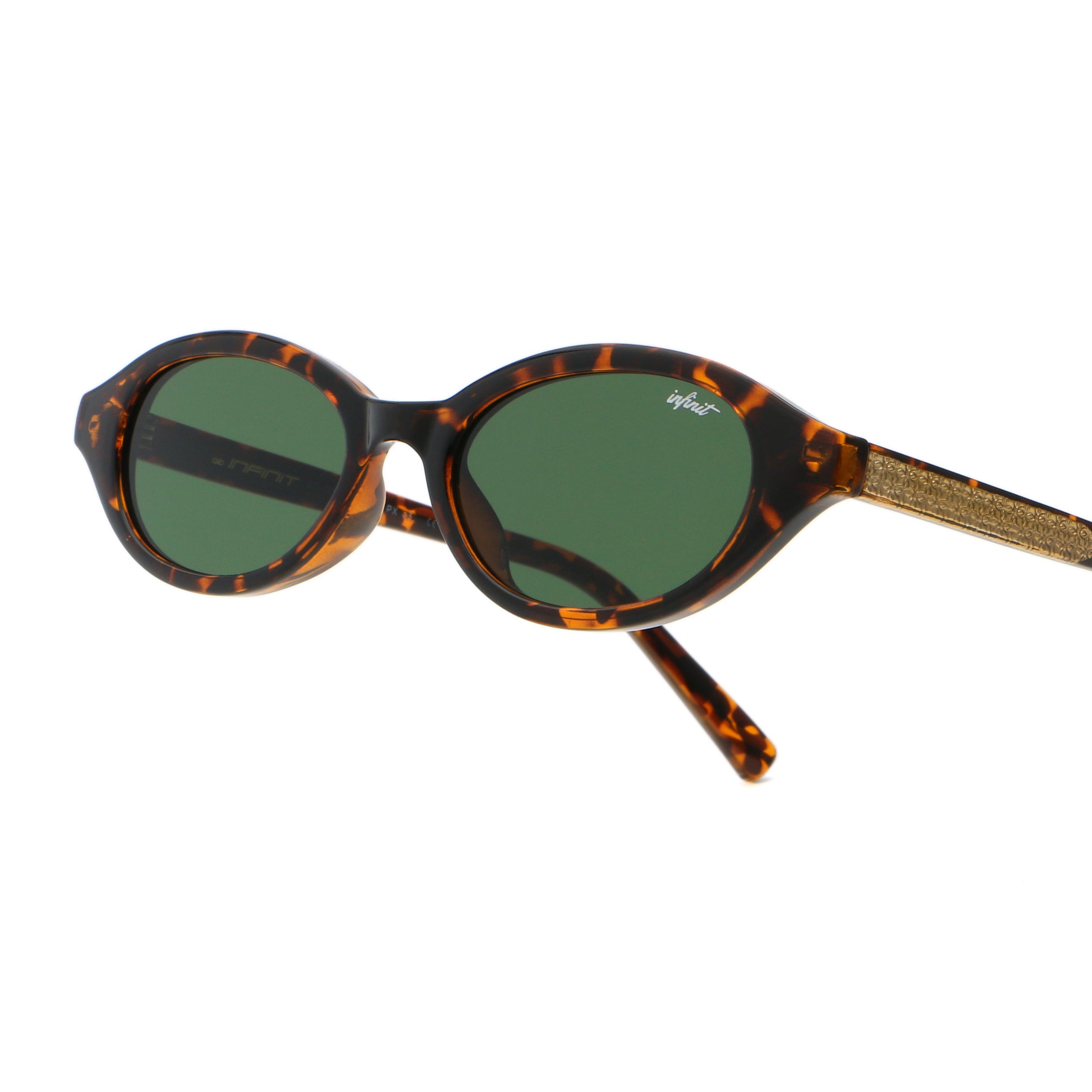 ÓCULOS DE SOL Brigitte - Dk Havana - Lente Verde