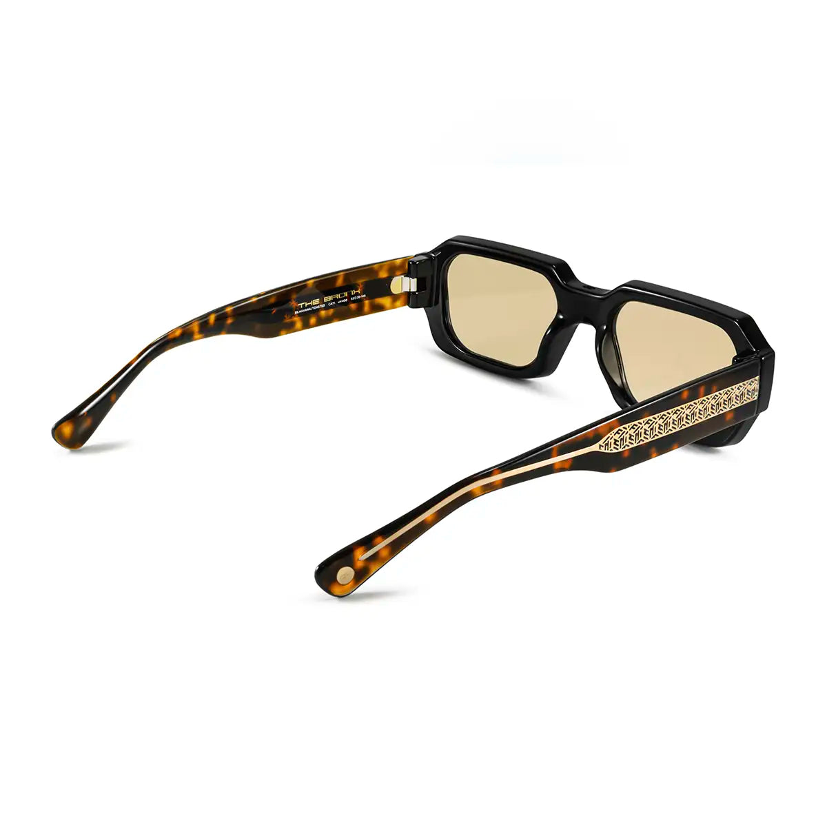 ÓCULOS DE SOL Bronx - Preto Brilhante Havana - Lente Torrada