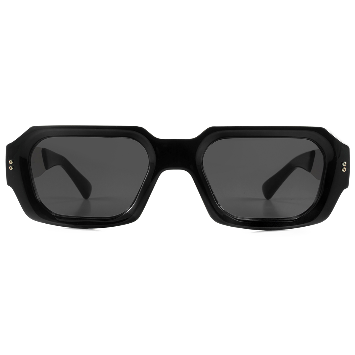 ÓCULOS DE SOL Bronx - Preto Brilhante Metal - Lente Cinza