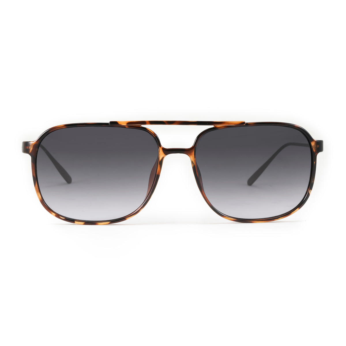 Óculos de sol Caravan - Metal Tortoise - Lente Gradiente Cinza