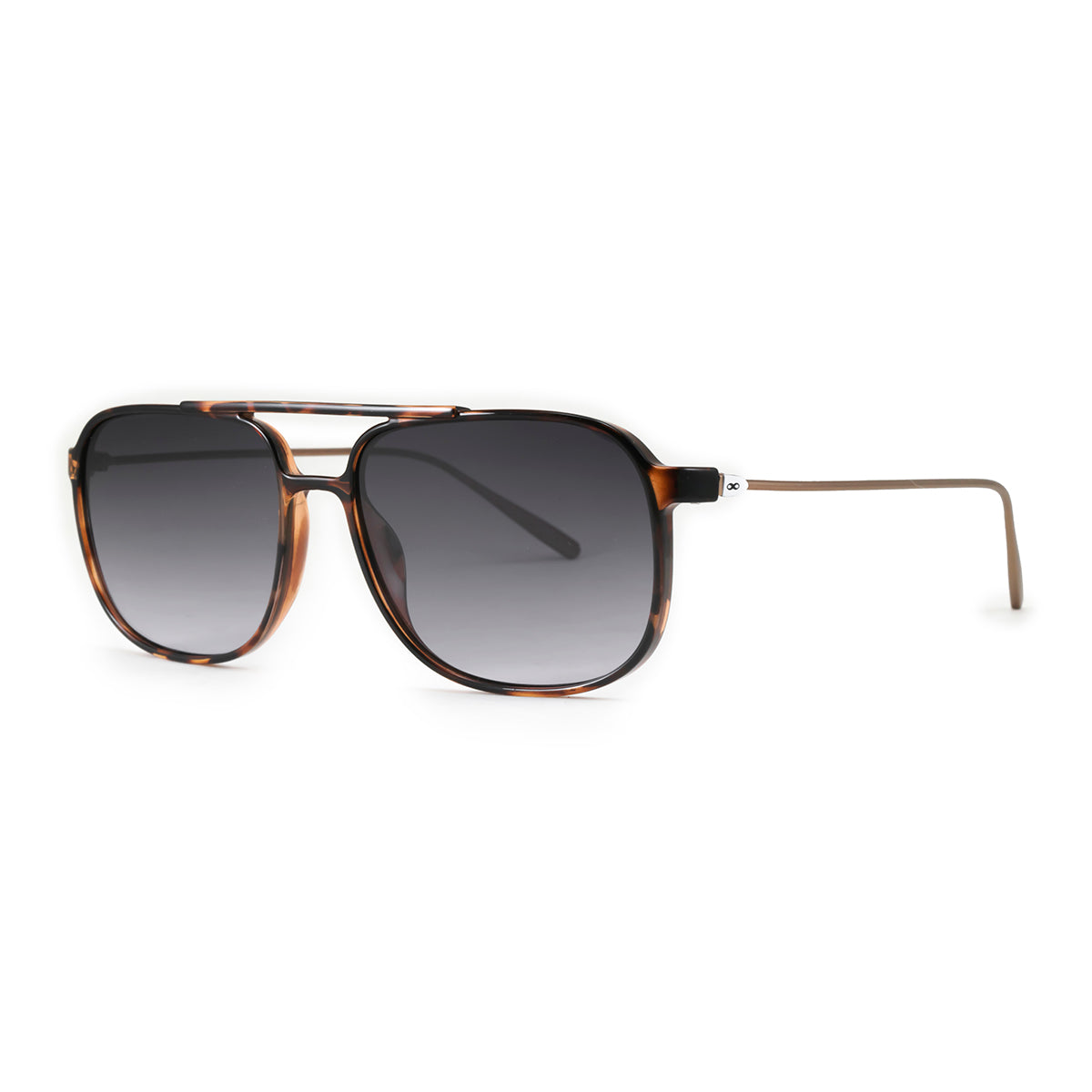 Óculos de sol Caravan - Metal Tortoise - Lente Gradiente Cinza