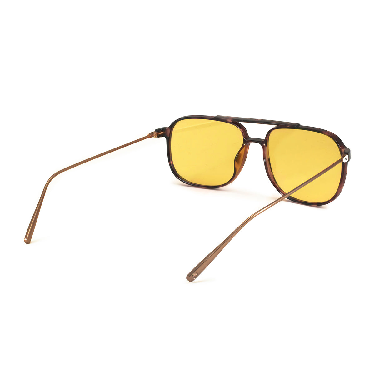 Óculos de sol Caravan - Metal Tartaruga - Lente Amarela
