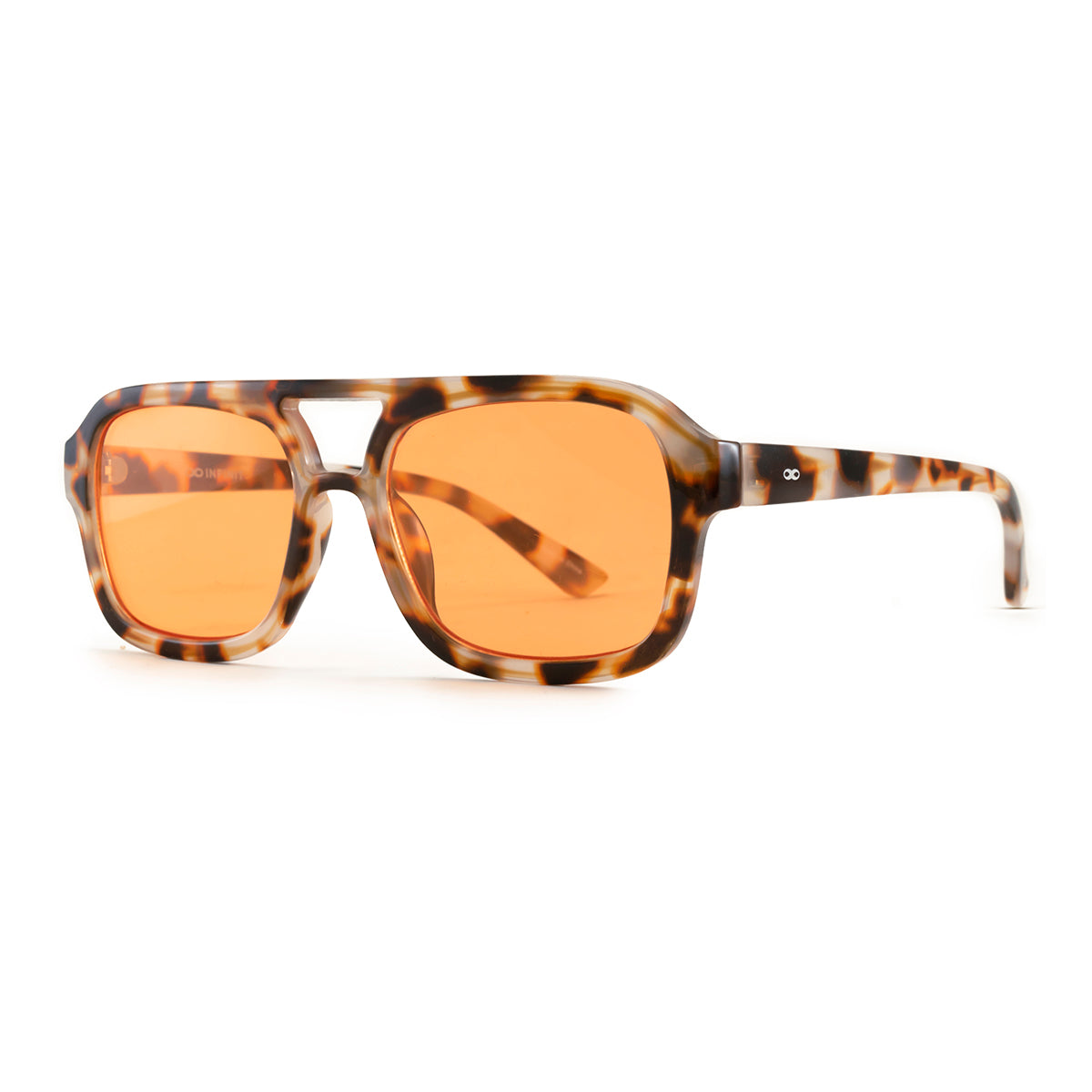 Óculos de sol Corsa - Demi Marrom - Lente Laranja