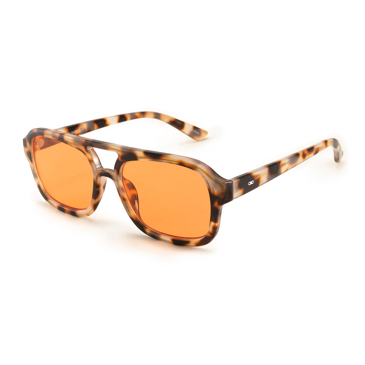 Óculos de sol Corsa - Demi Marrom - Lente Laranja